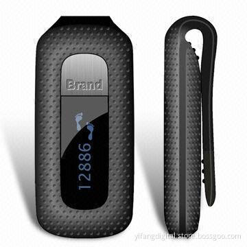 Bluetooth Waist Pedometer, Tracks and Records Your Daily Steps by Apps and Syncs Stats to the Cloud